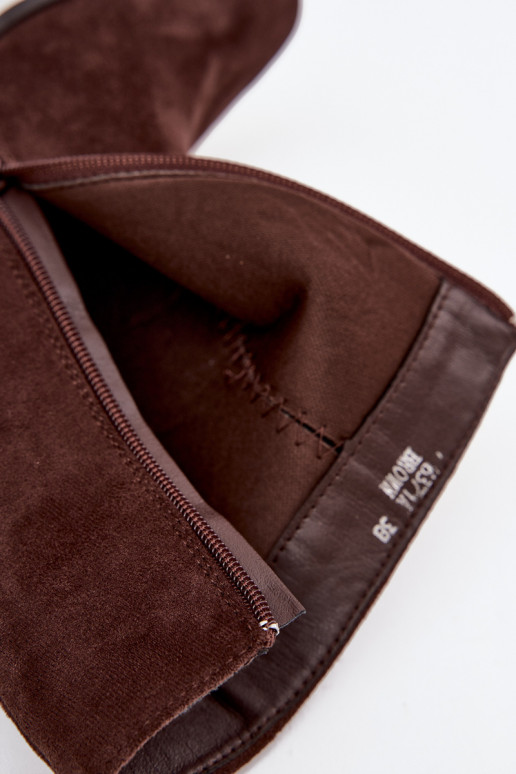 Moteriški aulinukai Z iš eko zomšosu Czekoladowe Inessa Moteriški aulinukai Z iš eko zomšosu Czekoladowe Inessa