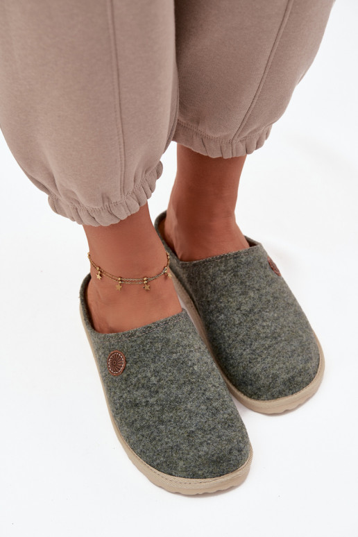 batai naminės Šlepetės  Inblu CS000047 žalios spalvos