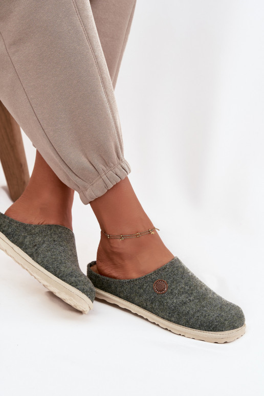 batai naminės Šlepetės  Inblu CS000047 žalios spalvos