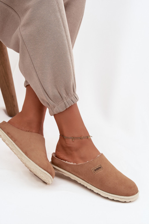 Šlepetės  batai naminės Inblu CS000045 Camel