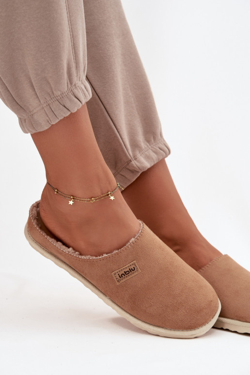 Šlepetės  batai naminės Inblu CS000045 Camel
