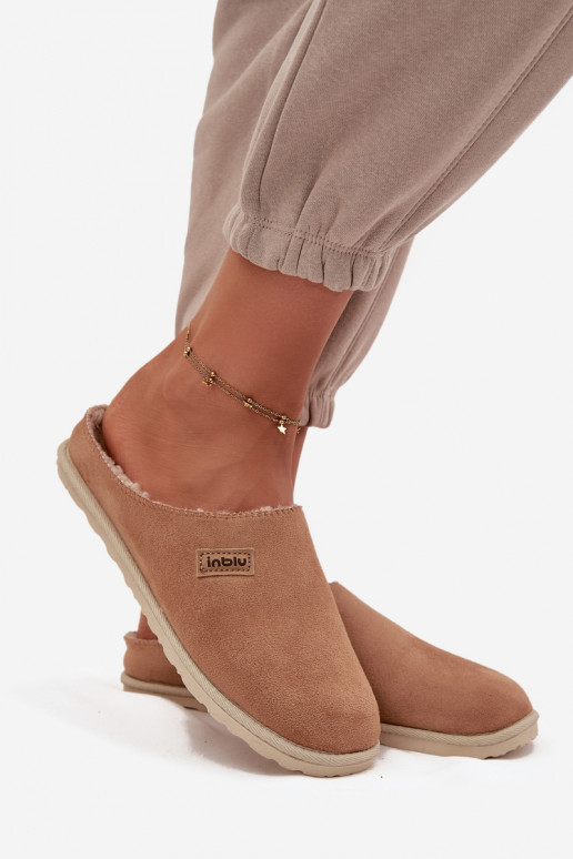 Šlepetės  batai naminės Inblu CS000045 Camel