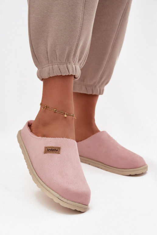 Šlepetės  batai naminės Inblu CS000045 rožinės spalvos