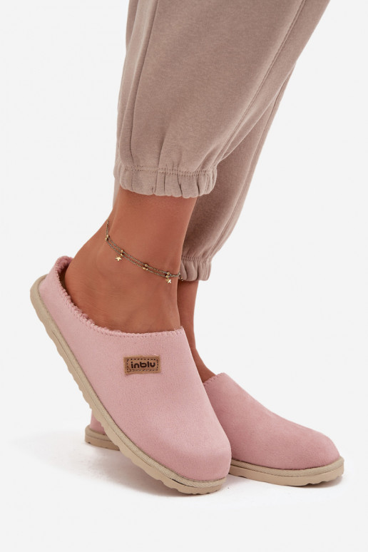 Šlepetės  batai naminės Inblu CS000045 rožinės spalvos