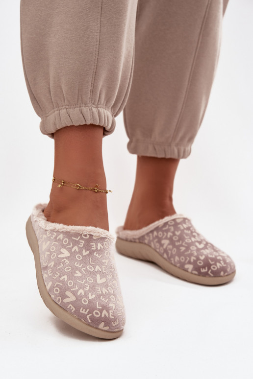 Šlepetės  Love Inblu ET000032 smėlio spalvos