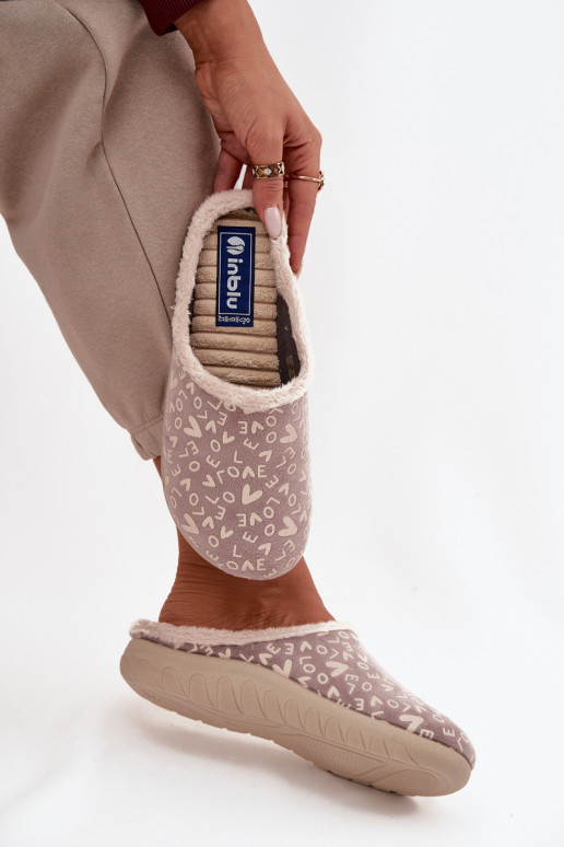 Šlepetės  Love Inblu ET000032 smėlio spalvos