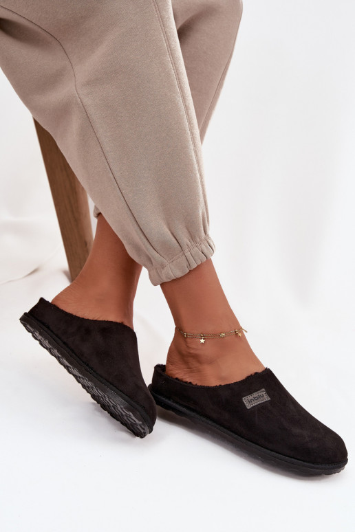 Šlepetės  batai naminės Inblu CS000045 Juodos spalvos