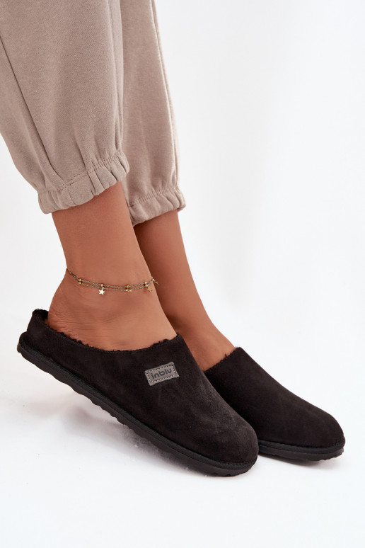 Šlepetės  batai naminės Inblu CS000045 Juodos spalvos
