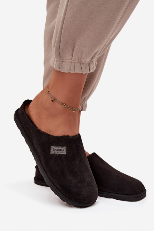 Šlepetės  batai naminės Inblu CS000045 Juodos spalvos