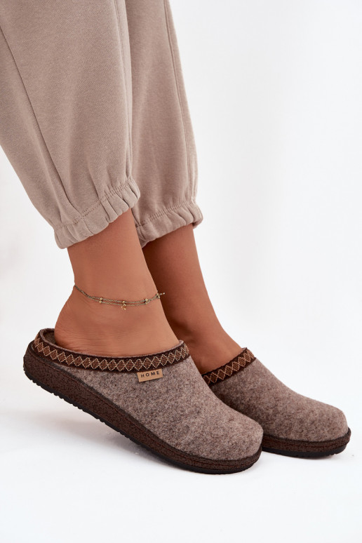 Šlepetės  Z Haftem Inblu NL000009 smėlio spalvos