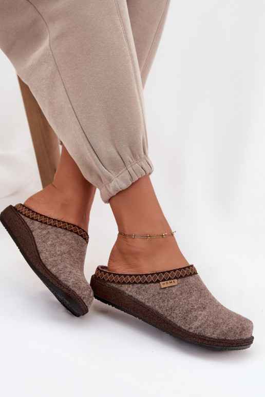 Šlepetės  Z Haftem Inblu NL000009 smėlio spalvos