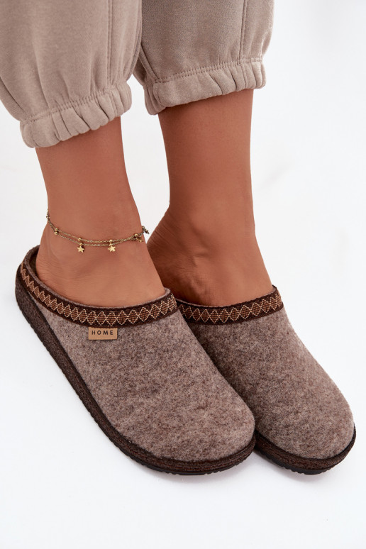 Šlepetės  Z Haftem Inblu NL000009 smėlio spalvos