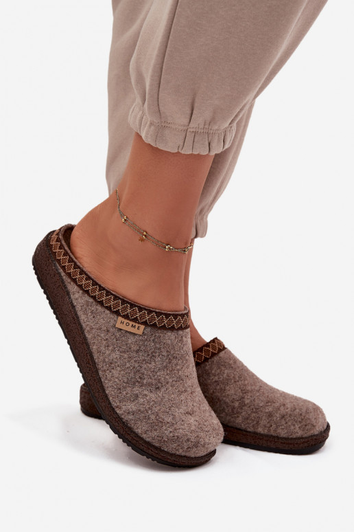 Šlepetės  Z Haftem Inblu NL000009 smėlio spalvos