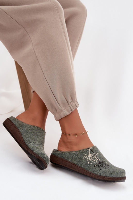  batai naminės Šlepetės Inblu NL000011 žalios spalvos