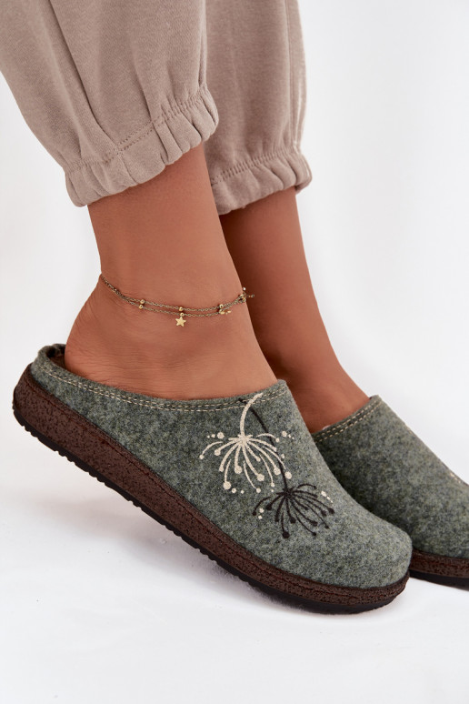  batai naminės Šlepetės Inblu NL000011 žalios spalvos