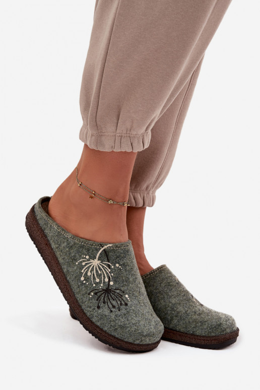  batai naminės Šlepetės Inblu NL000011 žalios spalvos