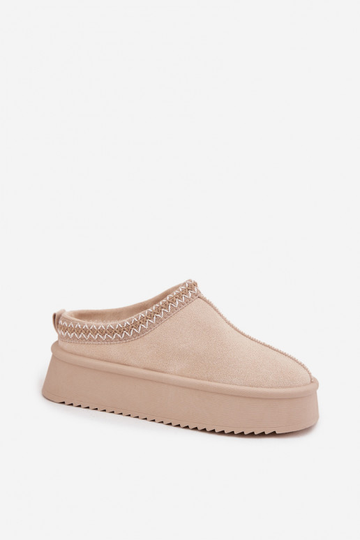 sniego batai  Z Haftem dramblio kaulo spalvos Pristina