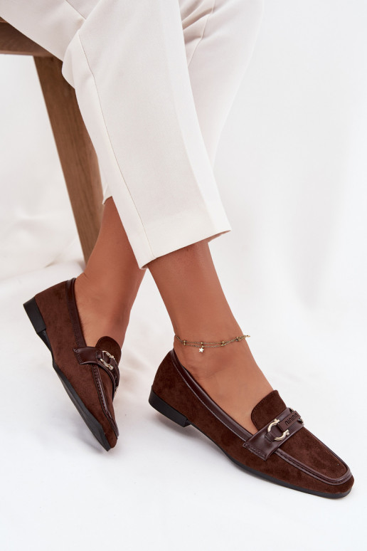 Mokasinai Mokasinai    Czekoladowe Evelora