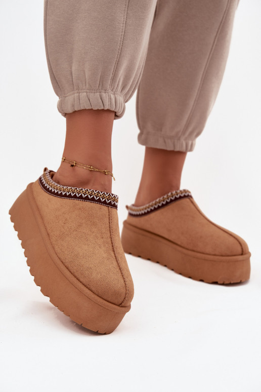 sniego batai   Haftem rudos spalvos Jenira