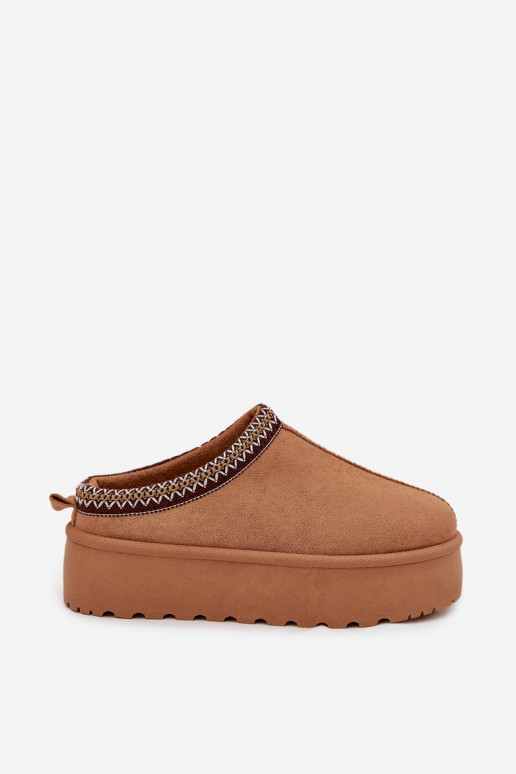 sniego batai   Haftem rudos spalvos Jenira