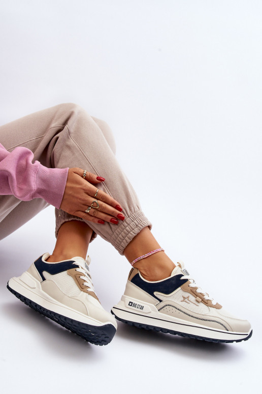  modelio batai  Big Star NN274A092 smėlio spalvos