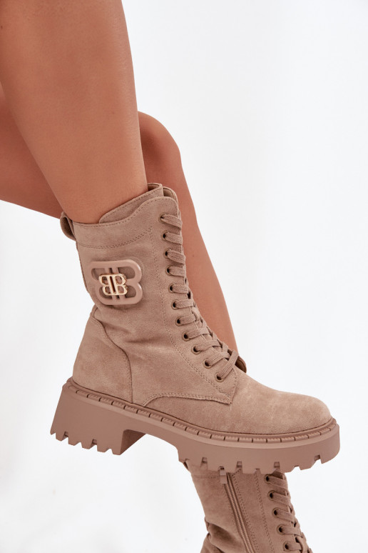 Aulinukai Wokrery    pašiltinti smėlio spalvos Kalindra