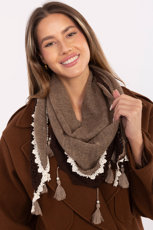 Šalikas AT CH ENEC 74.02P rudas