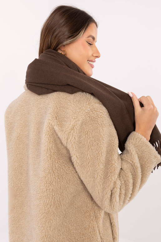 Šalikas tamsiai rudas Šalikas tamsiai rudas