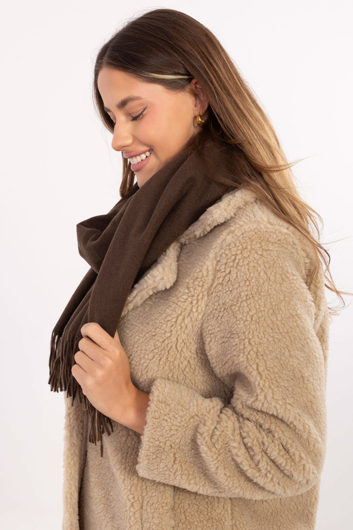 Šalikas tamsiai rudas Šalikas tamsiai rudas