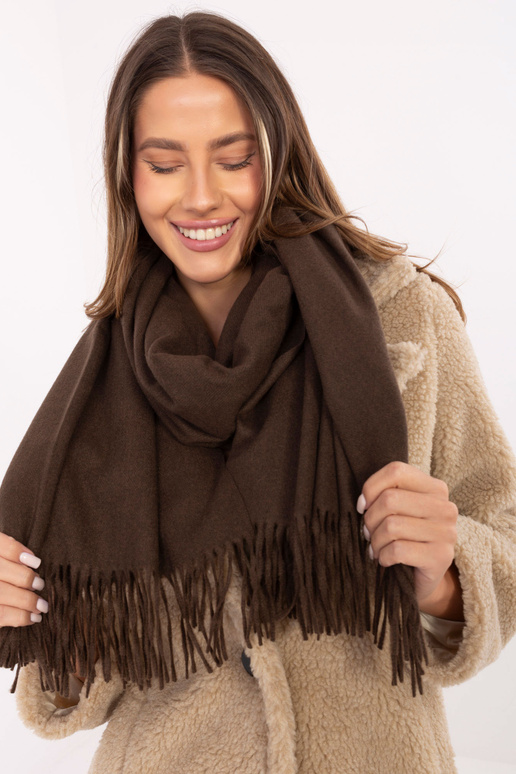 Šalikas tamsiai rudas Šalikas tamsiai rudas