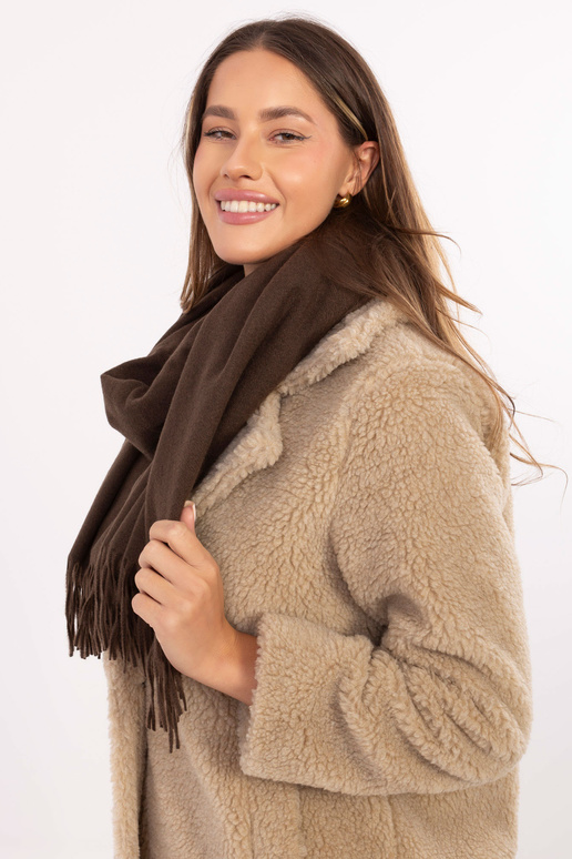 Šalikas tamsiai rudas Šalikas tamsiai rudas