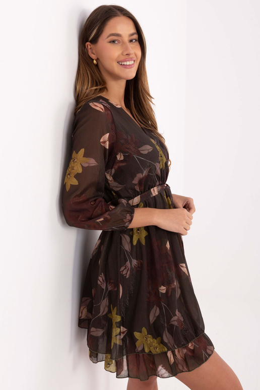 Suknelė tamsiai žalia