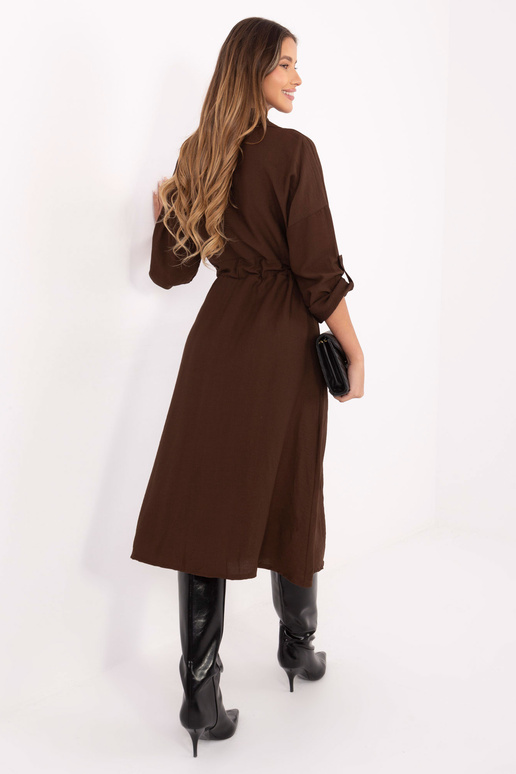 Suknelė tamsiai ruda