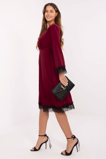 Suknelė bordo spalvos 2