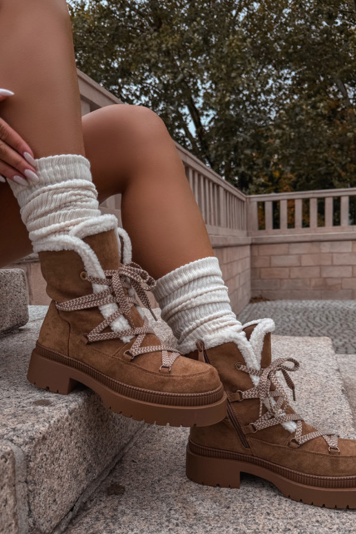 sniego batai Moteriškas su pašiltinimu rudos spalvos Irmara