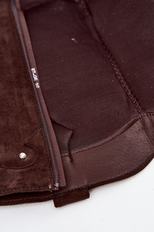 Moteriškas ilgaauliai batai kaubojiško stiliaus Su dekoracija su kulniukais CzekoladoĮe Darella