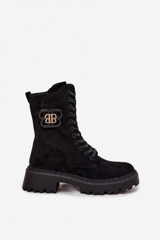 Aulinukai INokrery Moteriškas Su puošniais Elementas pašiltinti juodos spalvos Kalindra