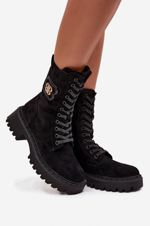 Aulinukai INokrery Moteriškas Su puošniais Elementas pašiltinti juodos spalvos Kalindra