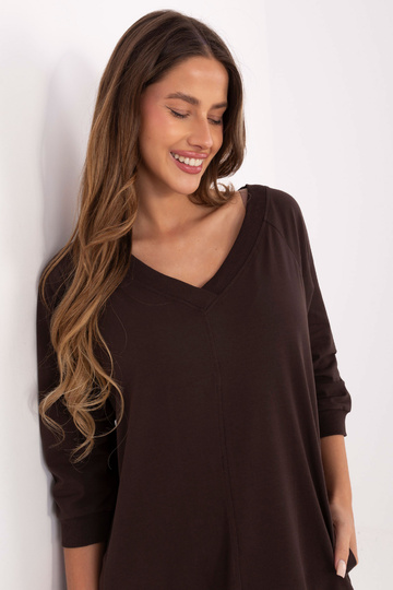 Suknelė tamsiai ruda