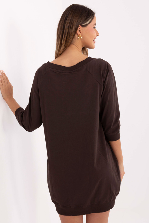 Suknelė tamsiai ruda