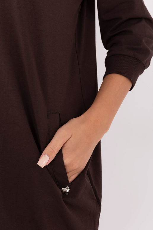 Suknelė tamsiai ruda