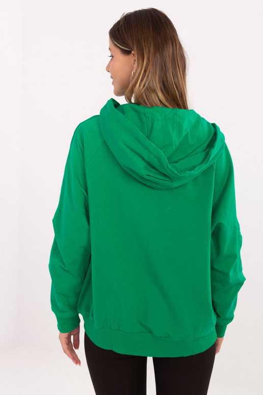 Žalia laisvalaikio bliuzoninė palaidinė