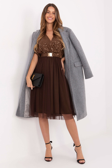 Suknelė ruda 2