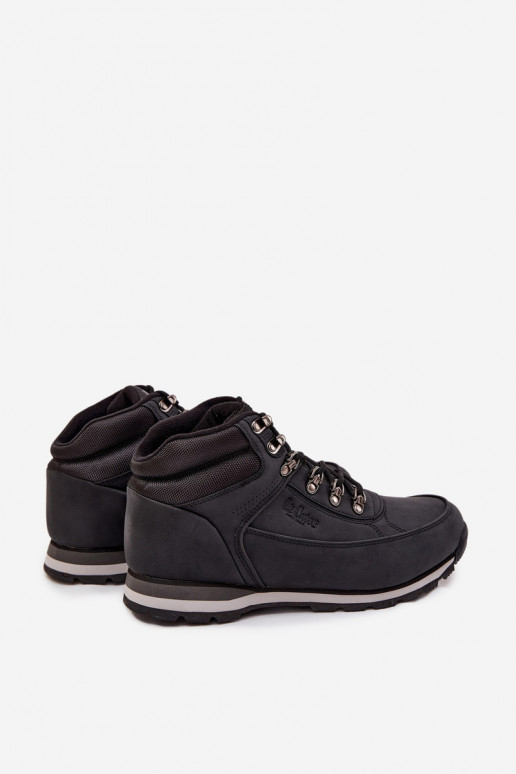 Vyriški pašiltinti žygio batai Lee Cooper LCJ-25-03-3844M juodos spalvos