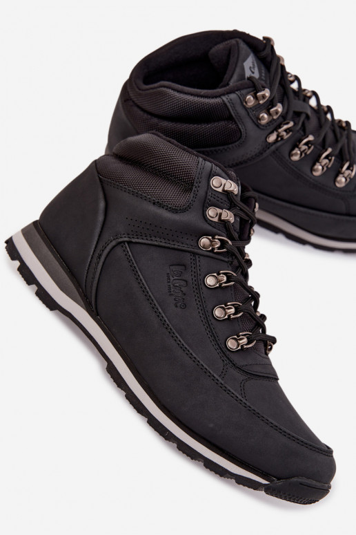Vyriški pašiltinti žygio batai Lee Cooper LCJ-25-03-3844M juodos spalvos