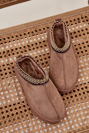 sniego batai Vaikiški  Z Haftem su platforma chaki spalvos Jolisse