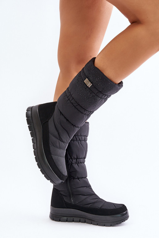 sniego batai  Progress PROGJ-24-147 Juodos spalvos  sniego batai  Progress PROGJ-24-147 Juodos spalvos