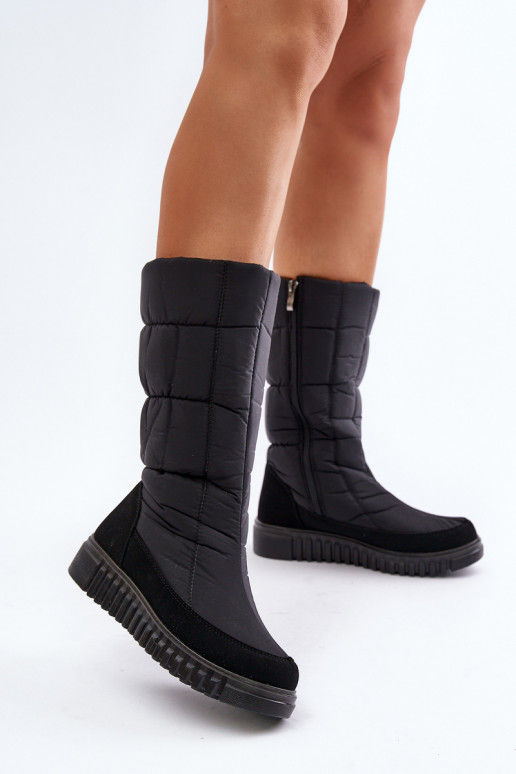 sniego batai   Progress PROGJ-24-144 Juodos spalvos sniego batai   Progress PROGJ-24-144 Juodos spalvos