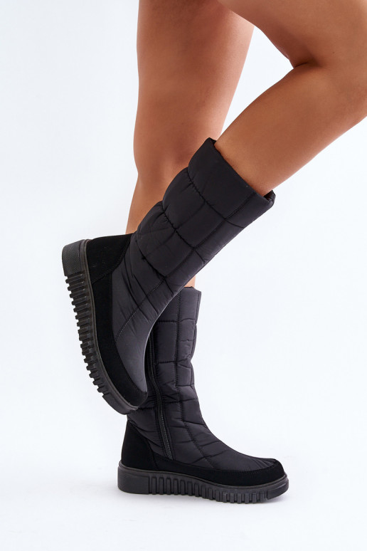 sniego batai   Progress PROGJ-24-144 Juodos spalvos sniego batai   Progress PROGJ-24-144 Juodos spalvos