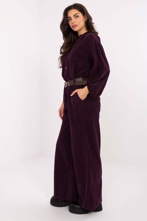 Kelnės IT tamsiai violetinės